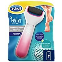 Scholl Lima Eléctrica Durezas Pies Velvet Smooth con Cabezal Exfoliante- Color Rosa